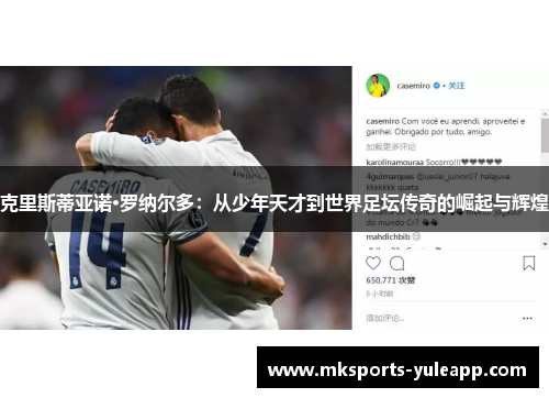 克里斯蒂亚诺·罗纳尔多：从少年天才到世界足坛传奇的崛起与辉煌